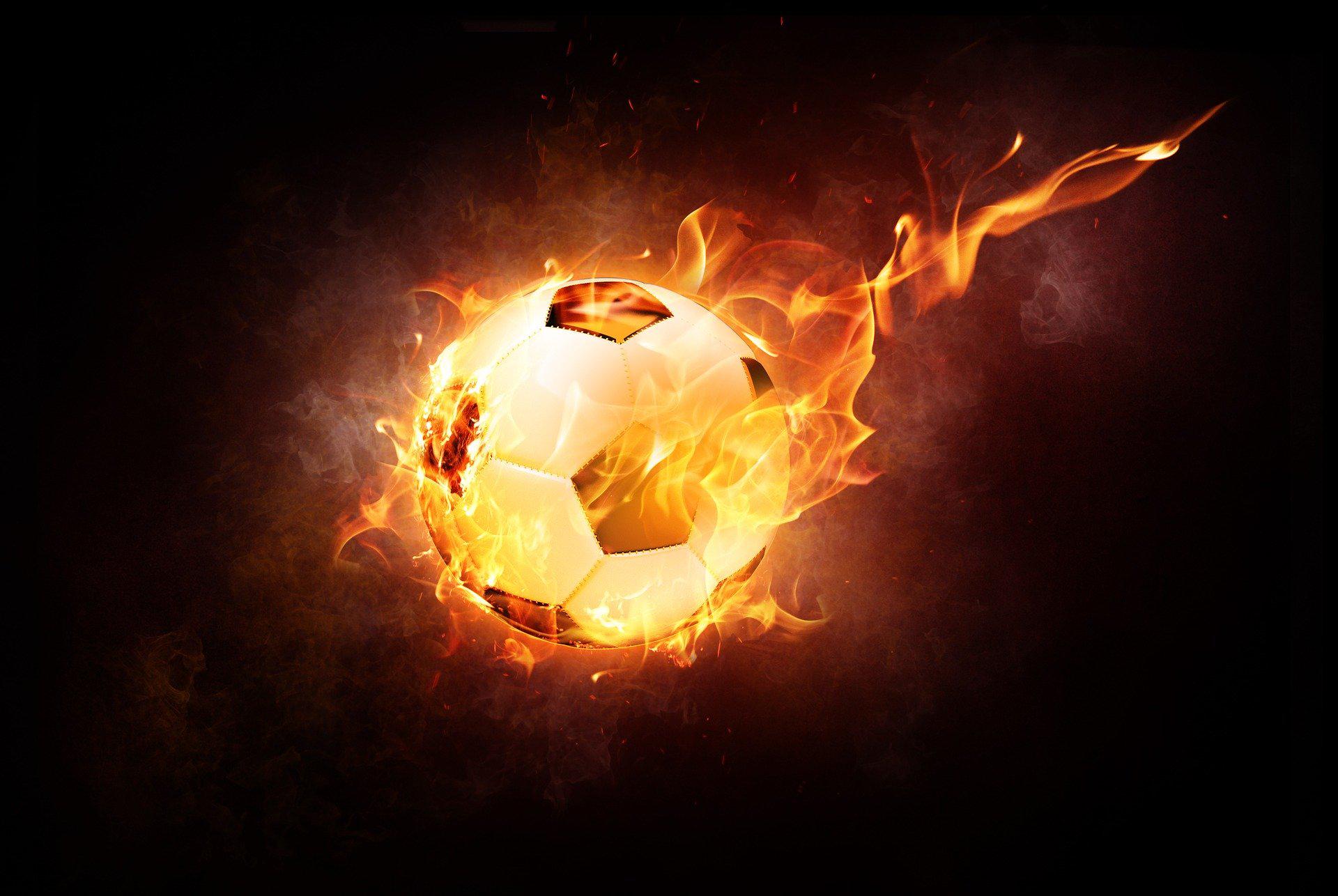 soccer fire ball